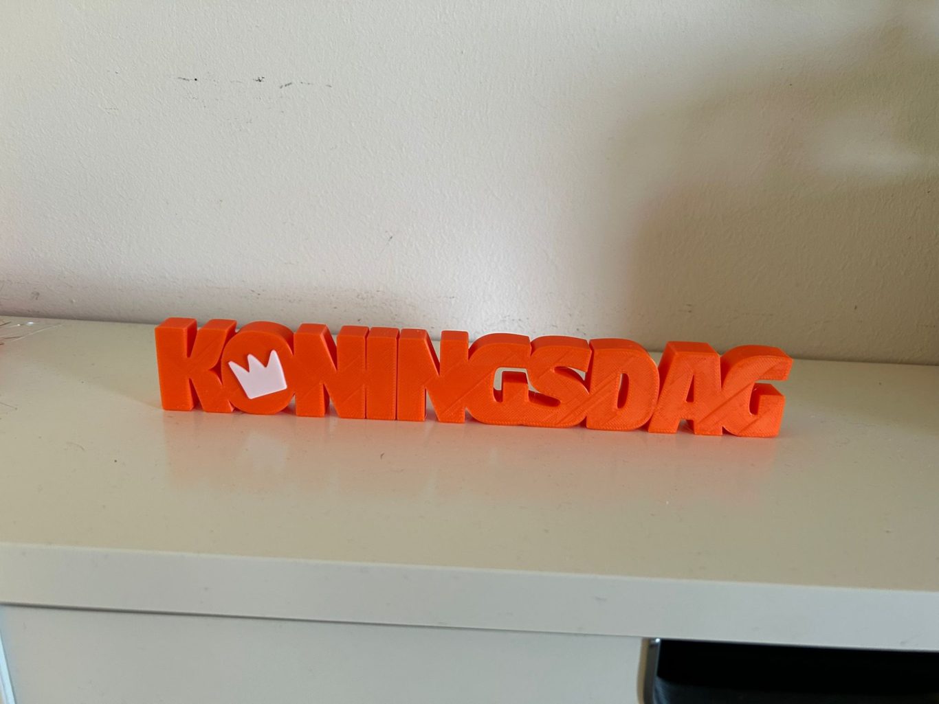 Koningsdag Woordbordje
