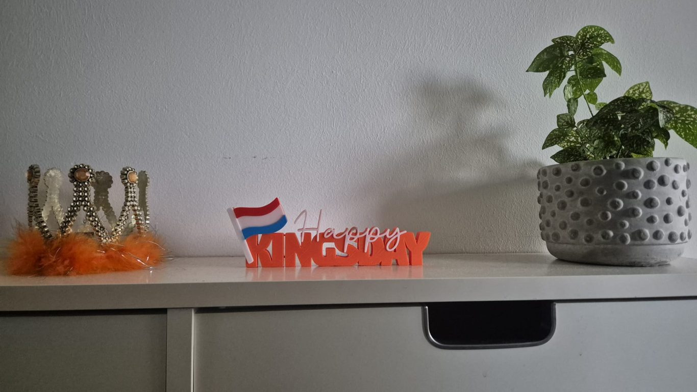 Koningsdag Woordbordje